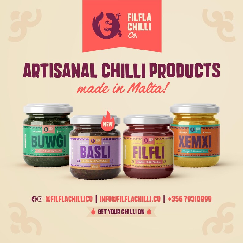 Filfli Filfla Chilli Co. - Gift Pack of All Four Chutneys - Etsy