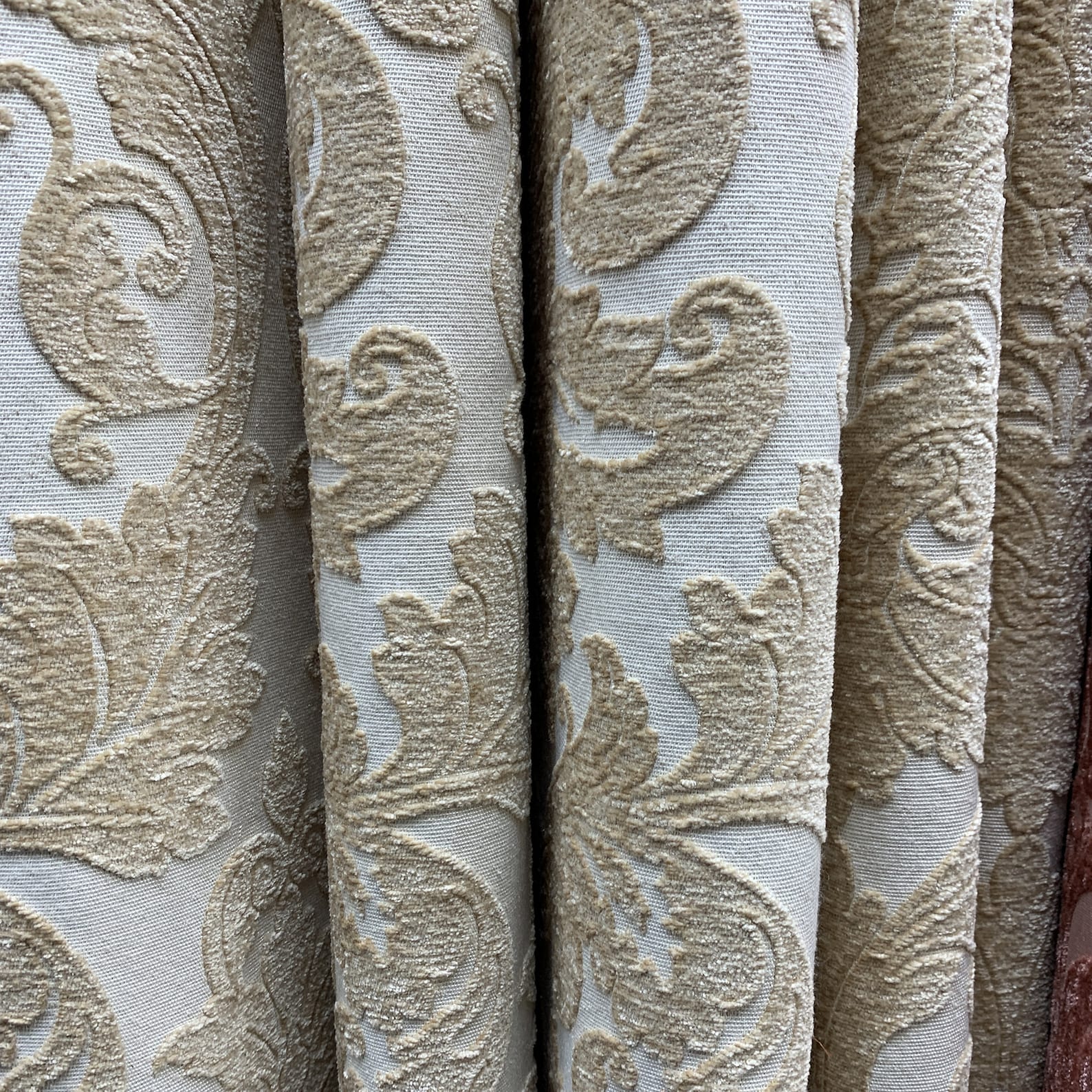 2er Set Beige Paneele gemustert Benutzerdefinierte Vorhänge | Etsy