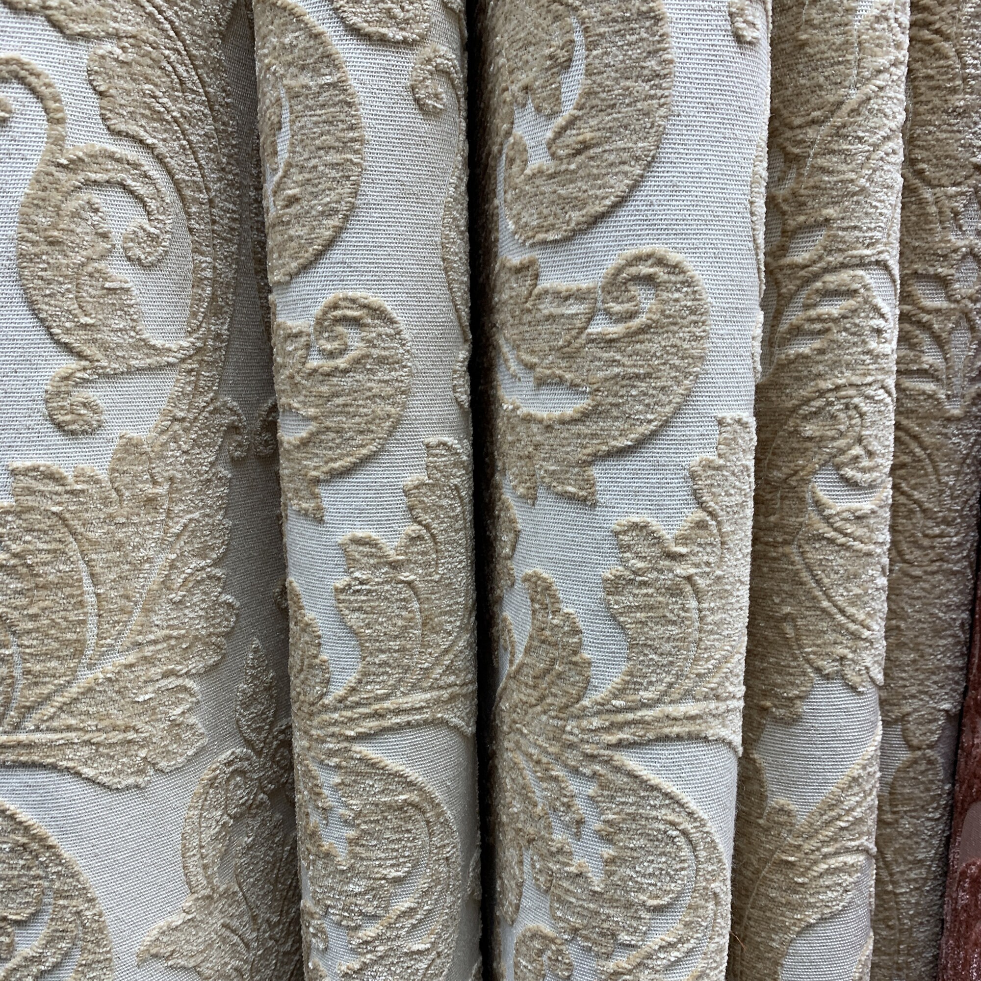 2er Set Beige Paneele gemustert Benutzerdefinierte Vorhänge | Etsy