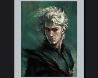 Astarion The Ascended - Baldur's Gate 3 Inspired Art Print