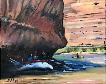 Colorado River - 12x16in Original Oil Painting
