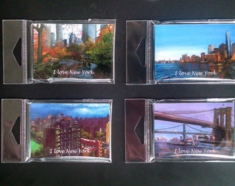 Fine Art Print NYC Magnets  - Set of 4