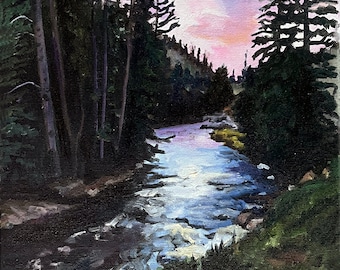 Original Landscape Oil Painting of Colorado - 9x12in