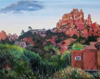 Sedona Red Rocks - 16x12in Original Oil Painting