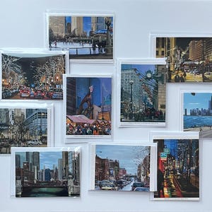 Chicago Greeting Cards Variety Pack of 10 Note Cards