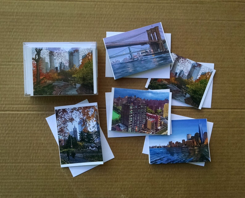 Fine Art NYC Notecards Variety Pack of 30 Cards New York Greeting Cards