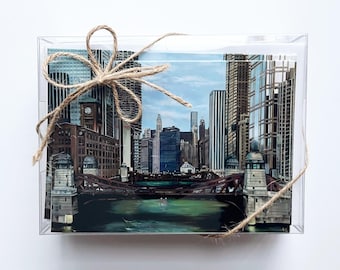 Fine Art Chicago Note Cards Variety Pack of 30