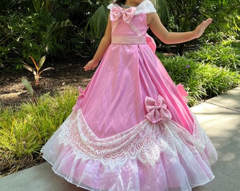 Cinderella Moms Mice Pink Dress Costume Child sizes from 4 to 8 Years