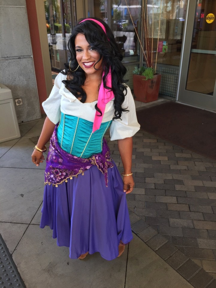 Esmeralda Costume Hunchback of Notre Dame Cosplay Gypsy Halloween S M L XL  USA