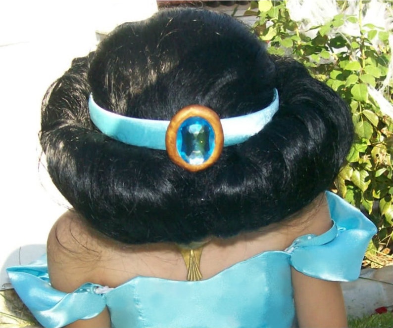 Princess Jasmine Costume Cosplay Genie Arabian Aladdin Style ADULT & Child sizes image 5