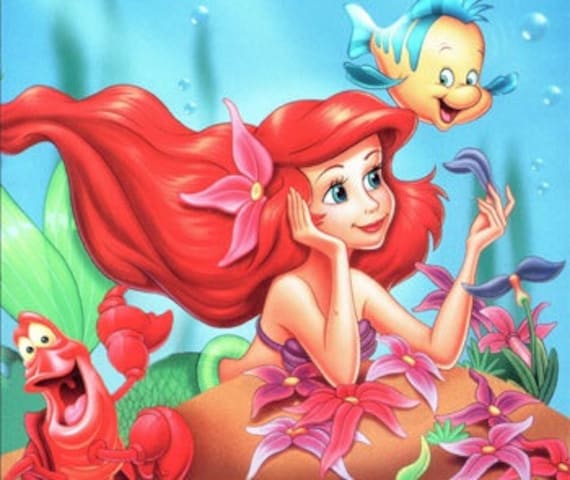 Ariel flower hair clip deals