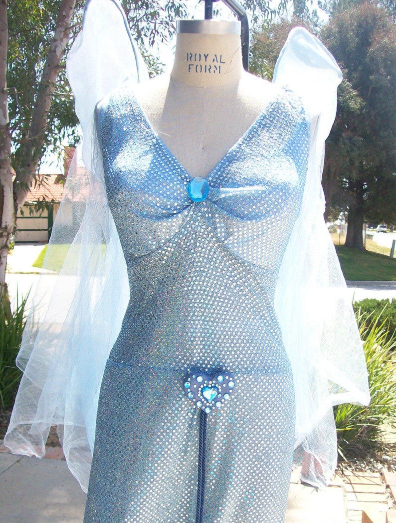 Blue Fairy Pinocchio Cosplay Costume Womans Sizes Small Medium Etsy