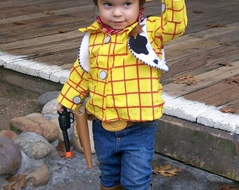 Woody Costume Cosplay Toy Story Child Sizes 1-8 Cowboy