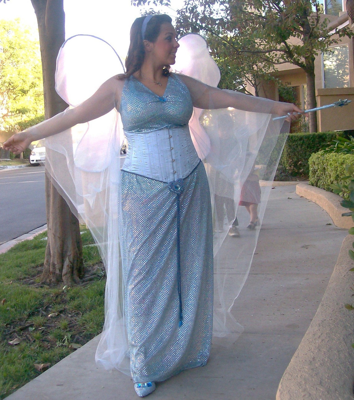 Blue Fairy Pinocchio Cosplay Costume Womans Sizes Small Medium Etsy