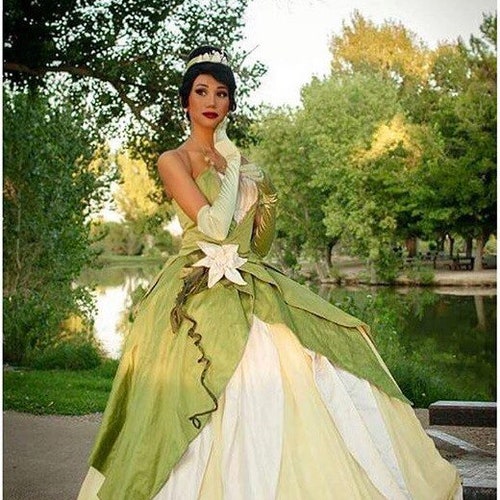 sage princess dress