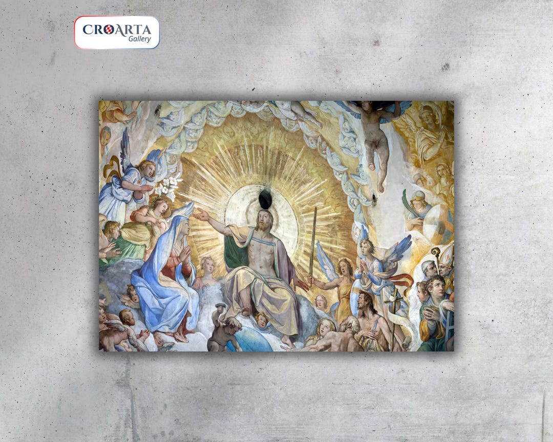 4K Religious Renaissance Art Print | Classic Christian Wall Decor ...
