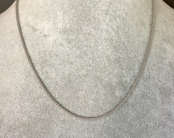 20" Silver Chain - Sterling Silver Chain - Chain for Pendant - Sturdy Chain