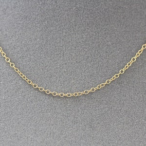 24&quot; Gold Chain - Chain with Lobster Clasp - Simple Gold Chain - 14k Gold Filled Chain - Open Link Gold Chain - Finished Gold Chain