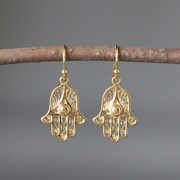 Hamsa Earring