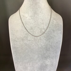 30&quot; Silver Chain - Finished Chain - Plain Chain - Chain for Pendant