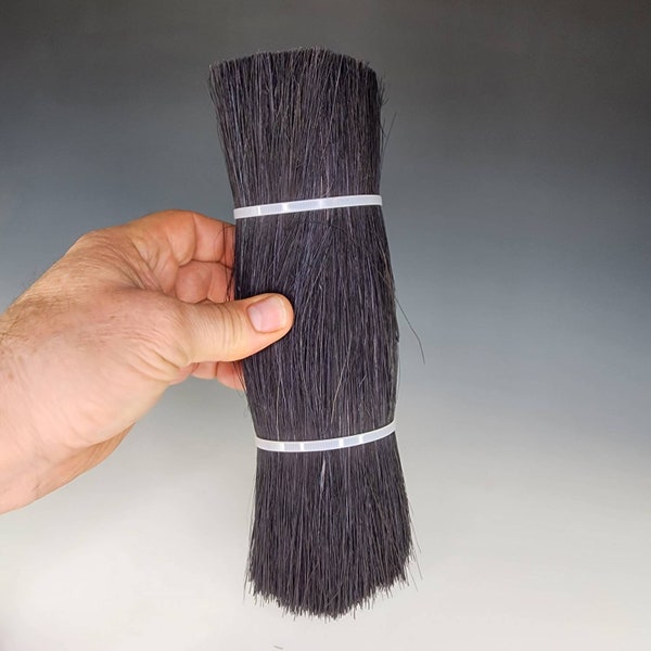 Black DyedTampico Broom Fiber, One Pound, Natural Slip Broom, Paint Brush, Hake, Paintbrush, Hakame Brush