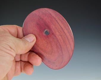 Purple Heart Kidney Rib, Pottery Tool, Bowl Rib