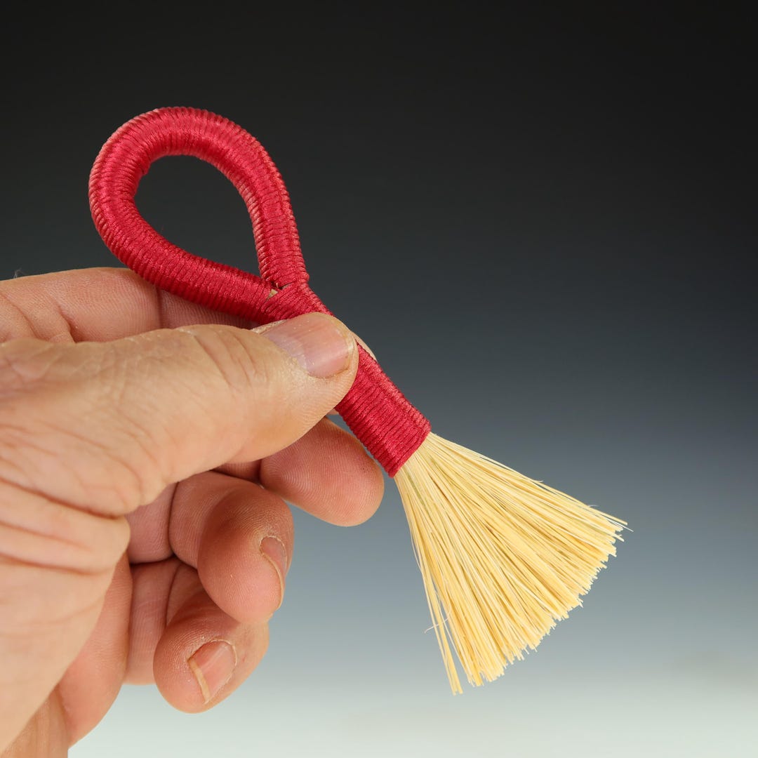 Red Tampico Loop Slip Broom, Paint Brush, Hake, Handmade Broom ...