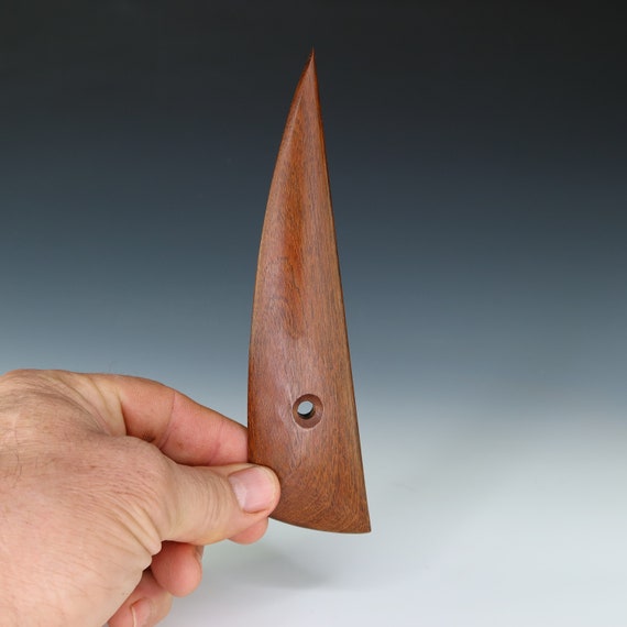 Ipe Triangular Pottery Rib, Wood Platter Rib
