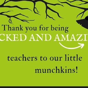 Teacher Appreciation Signs