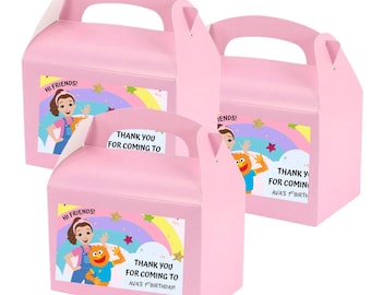 MS RACHEL, Party box label, Ms Rachel birthday, Ms Rachel theme, Ms Rachel printable, candy box label, editable template, thanks for coming