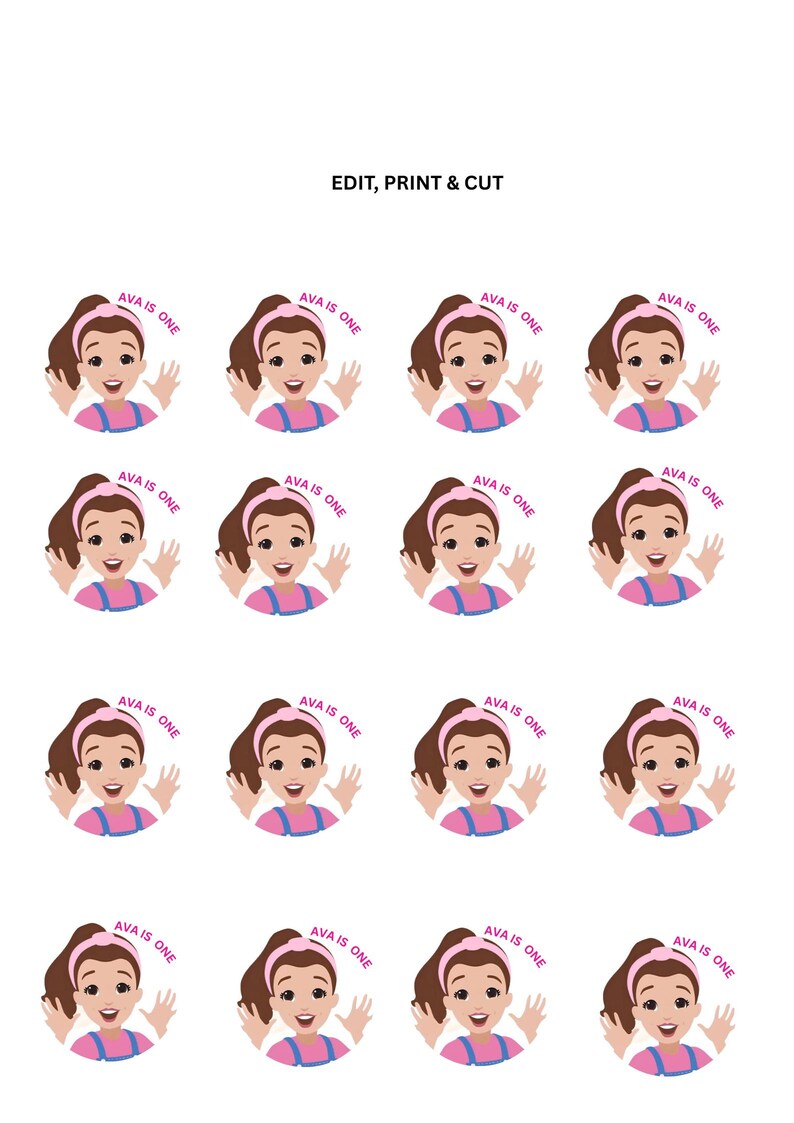 Ms Rachel Birthday ROUND TAGS Ms Rachel Party Theme Ms Rache Ms rachel birthday round tags ms rachel party theme ms rache
