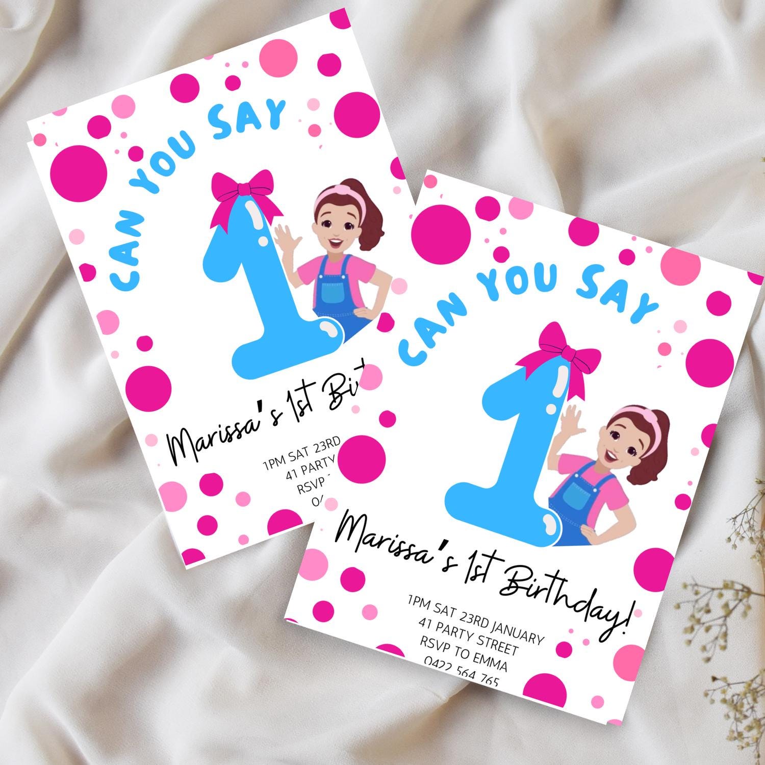 Ms Rachel Invitation, Ms Rachel Party, Theme, Ms Rachel Printable, Ms ...