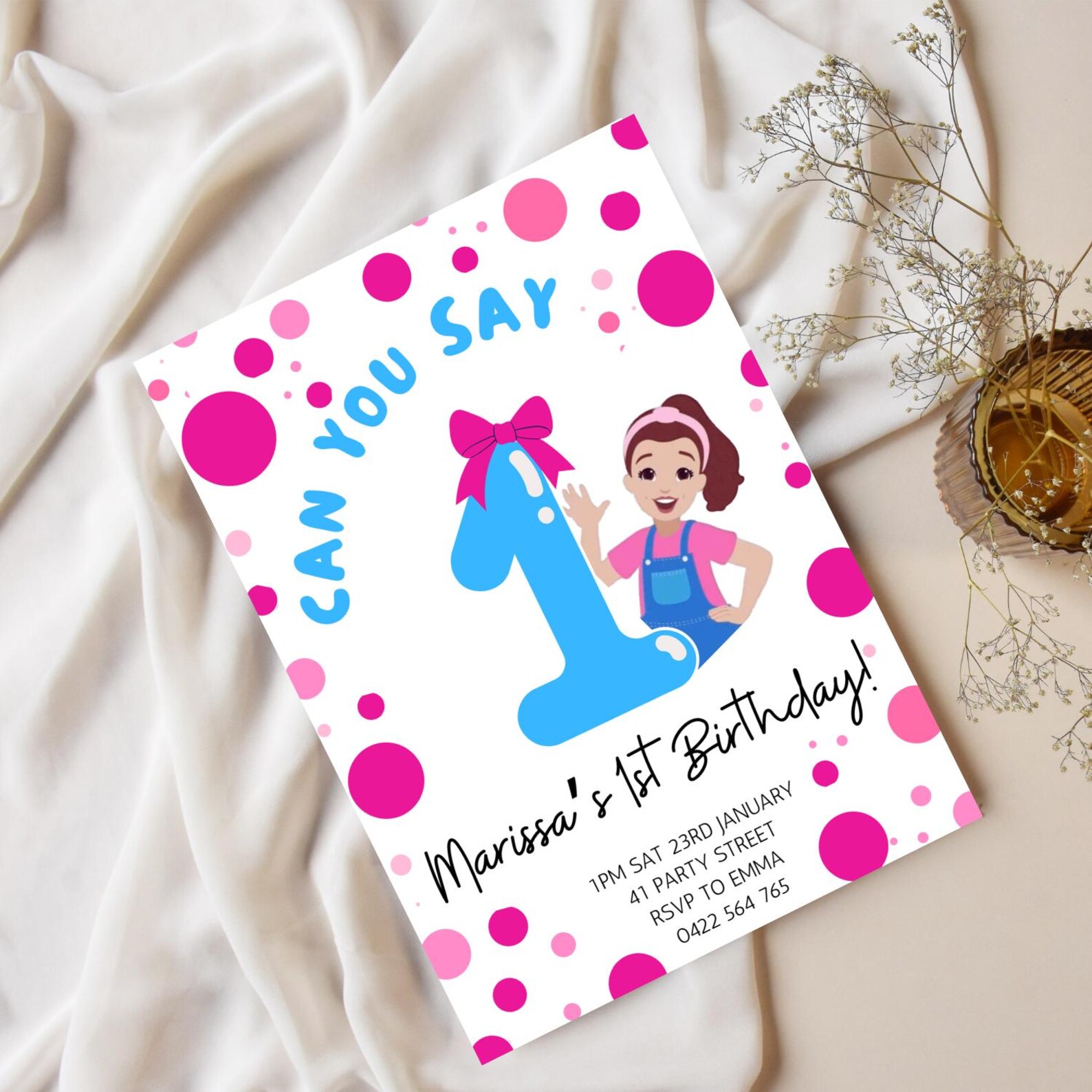 Ms Rachel Invitation, Ms Rachel Party, Theme, Ms Rachel Printable, Ms ...