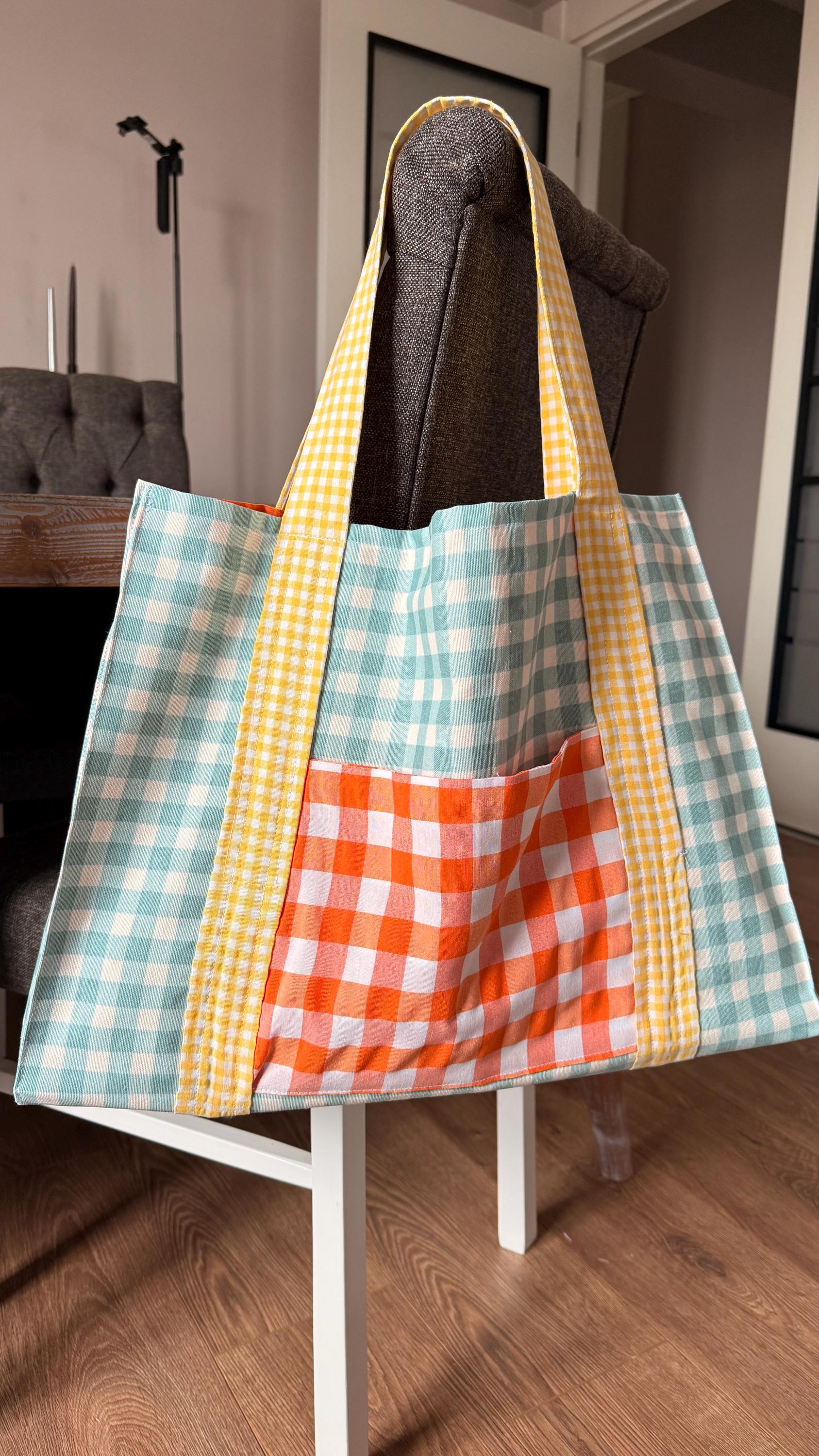 Gingham Shoulder Bag - Etsy Canada
