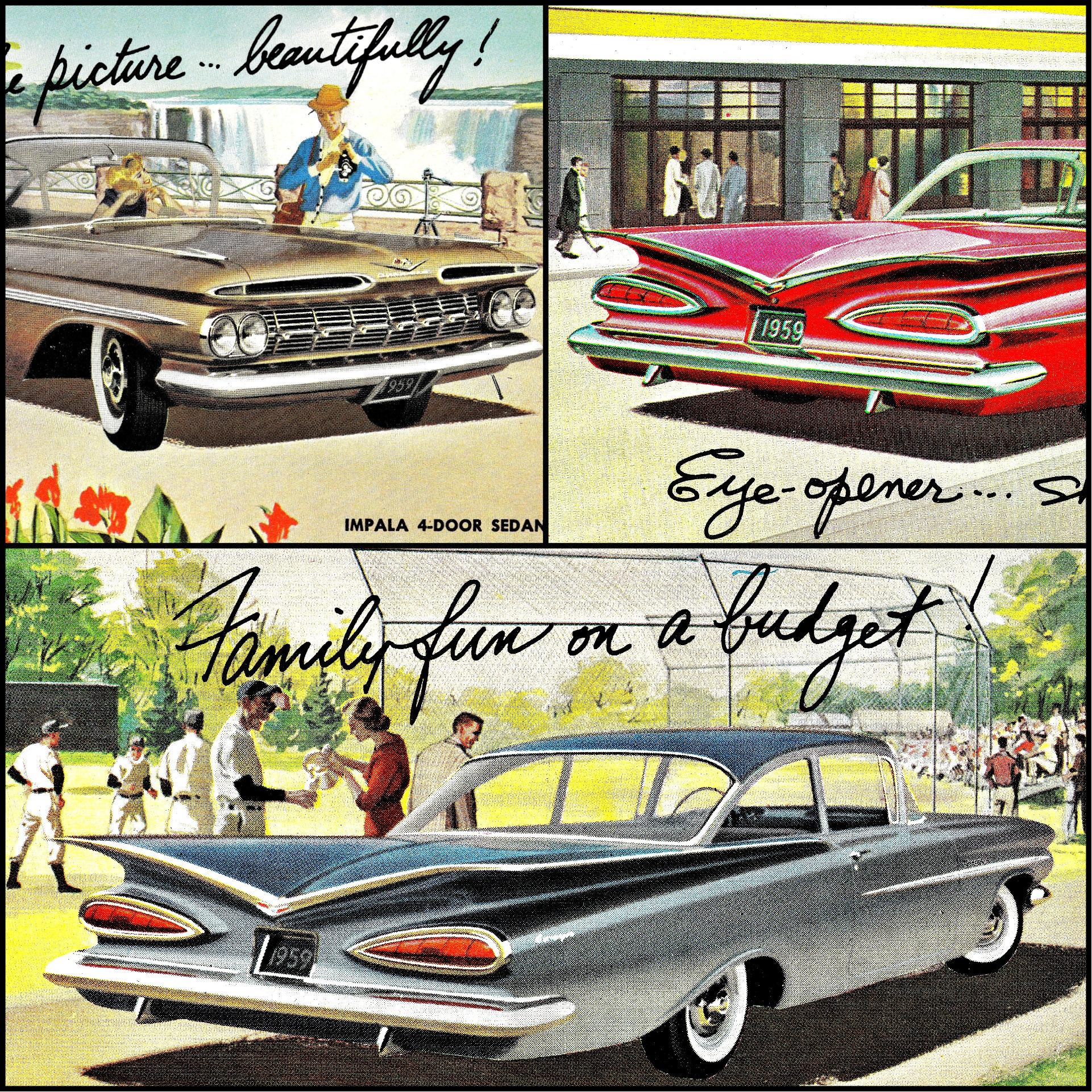 60+ Vintage Chevy Car Ads / Classic 1950s & 1960s Automobile TIFF