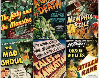 1940年代のヴィンテージ映画ポスター160枚以上 / 初期の映画広告（1940