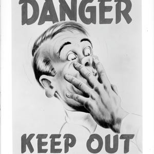 14 vintage safety posters featuring bold mid-century designs and classic safety slogans such as 'Danger Keep Out' and 'No Smoking.' Includes striking graphics, vibrant colors, and retro workplace messaging. Ideal for educators, collectors, scrapbookers, and creatives seeking digital downloads of nostalgic public safety ephemera for décor or mixed media projects.
