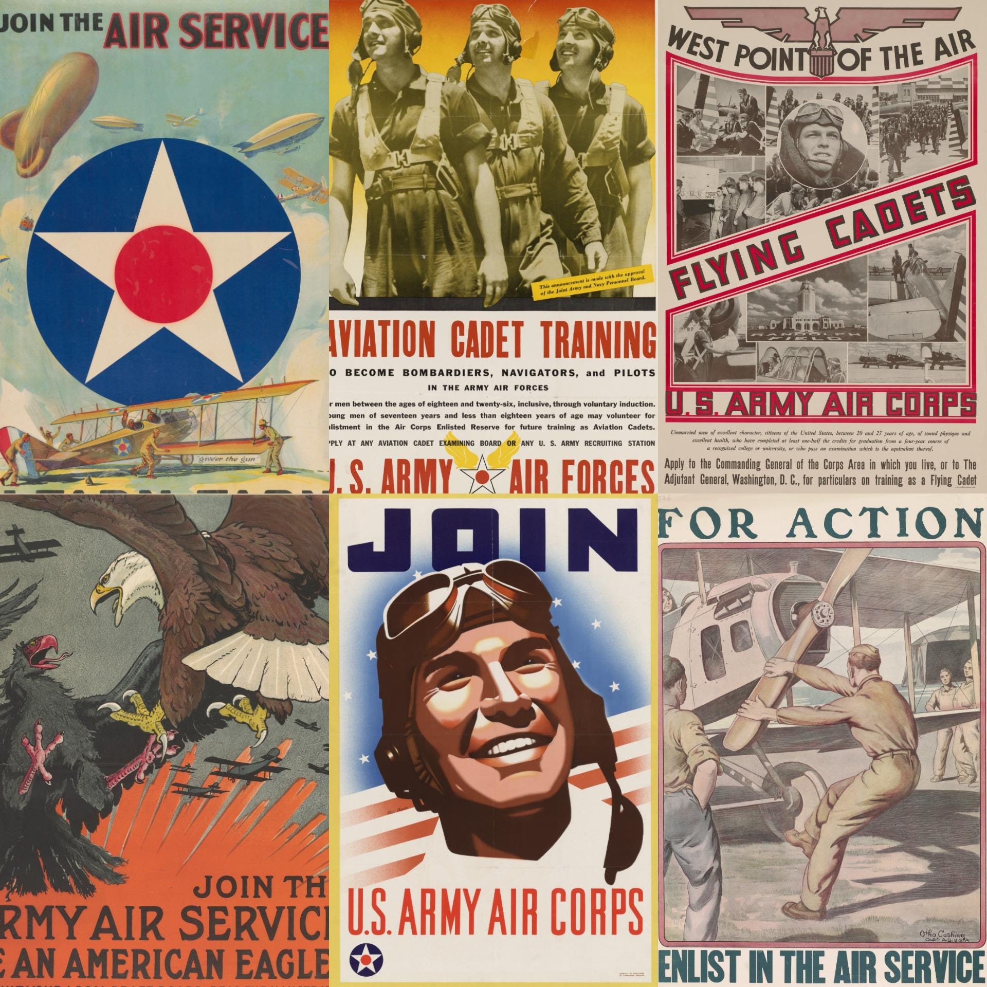 Vintage Army Air Force Posters: 30+ High-resolution Aviation Prints ...