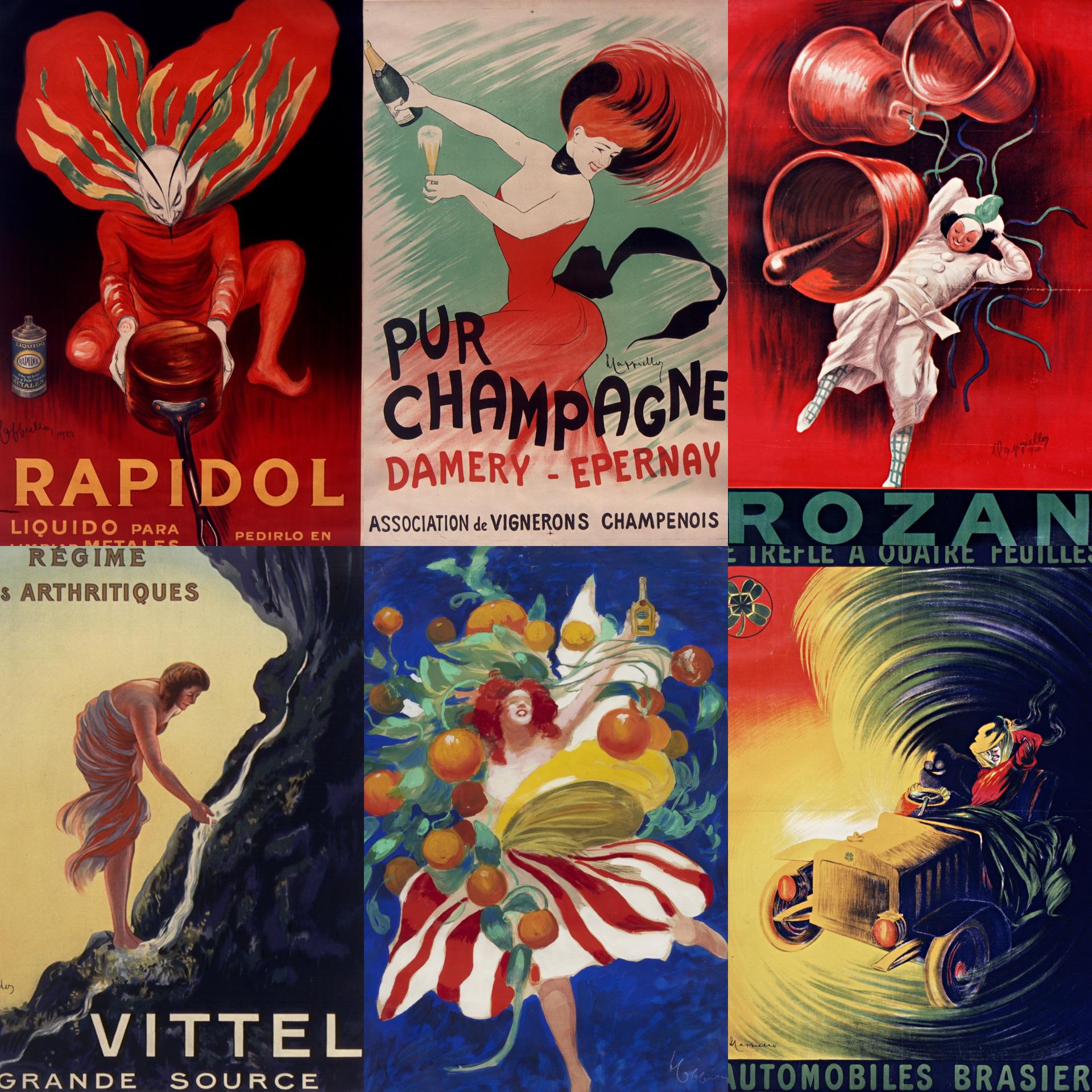 220+ Vintage Leonetto Cappiello Posters: High-resolution Digital