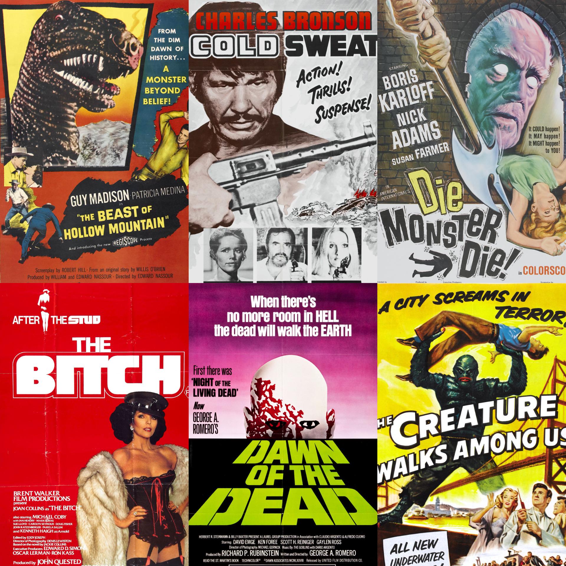 5800+ Vintage B-movie & Cult Classic Posters / Digital Downloads - Etsy