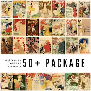 50+ Vintage Posters from Maîtres de l&#39;affiche Volume 2 / High-Quality Digital Downloads