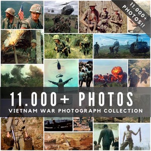 11.000+ Vietnam War Photograph Collection / Vietnam War Photo Vault / Historic War Images / Soldier Life, Battlefields / Digital Downloads