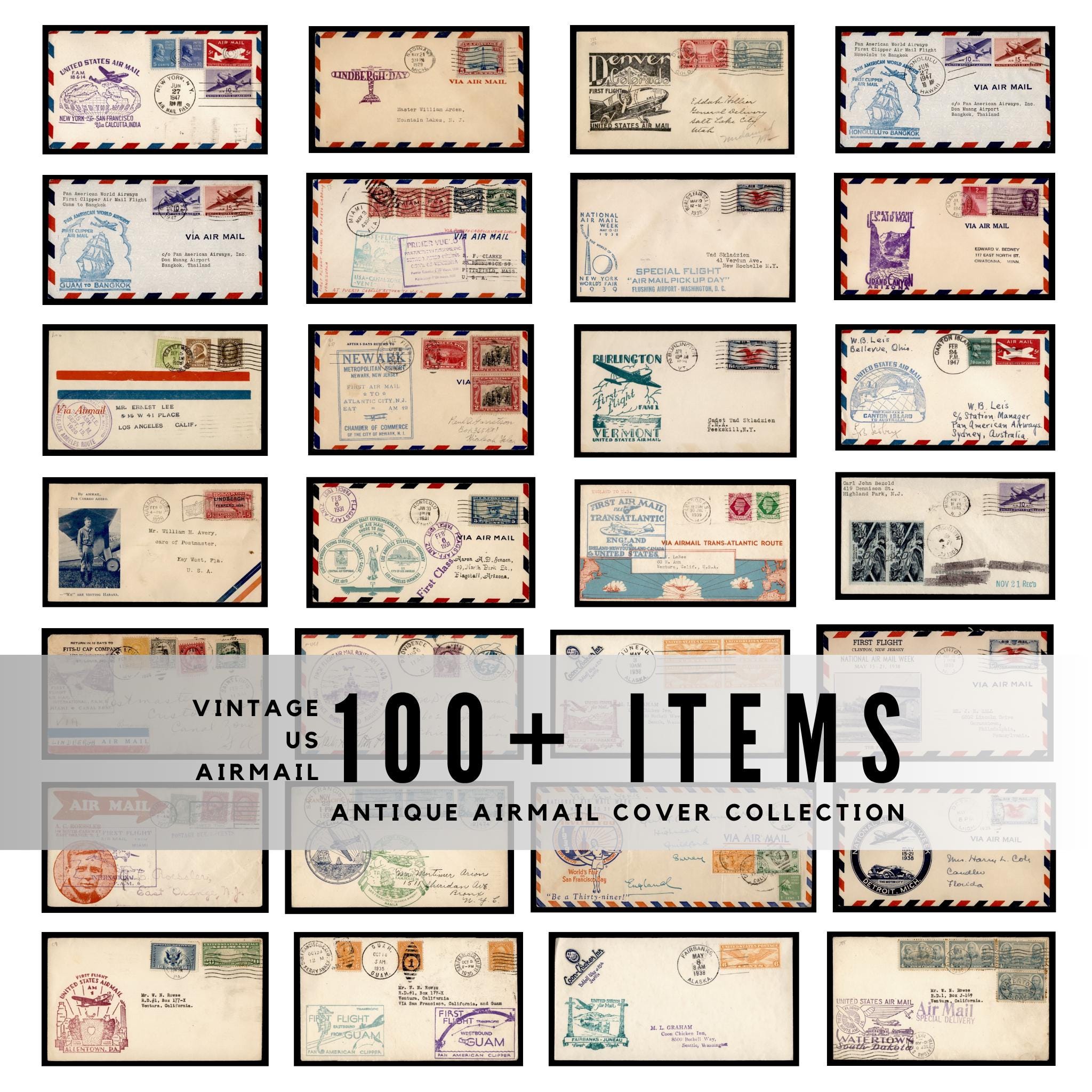 Us airmail stamps - Etsy 日本