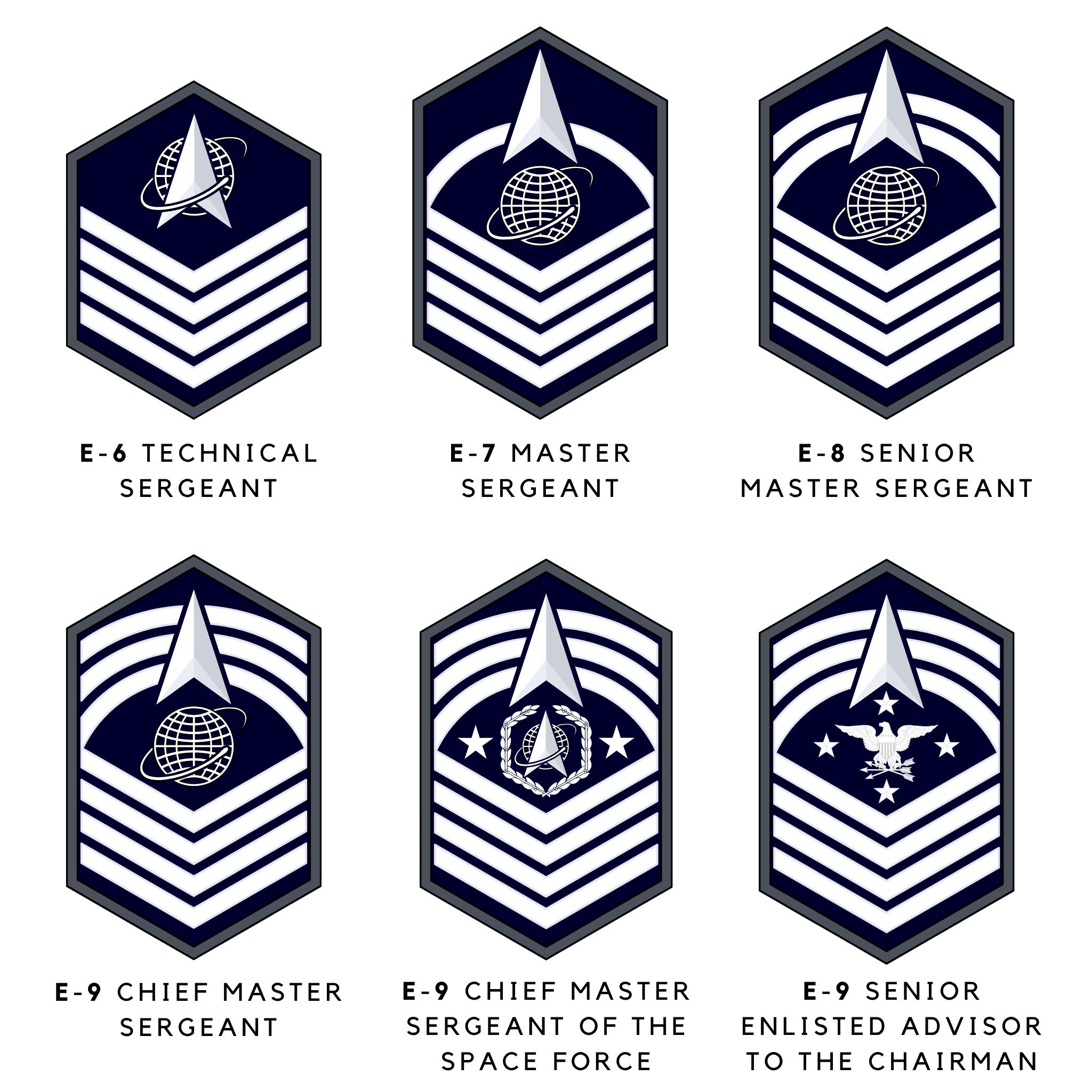 Nasa Space Ranks 60+ US Space Force Rank Insignia SVG PNG Jpeg, All Ranks Military ...