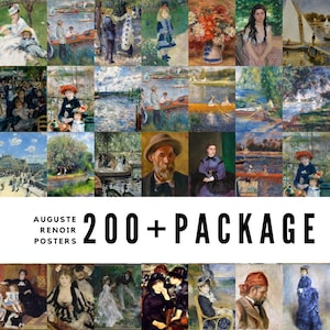 200+ Auguste Renoir Posters / High-Quality Digital Downloads