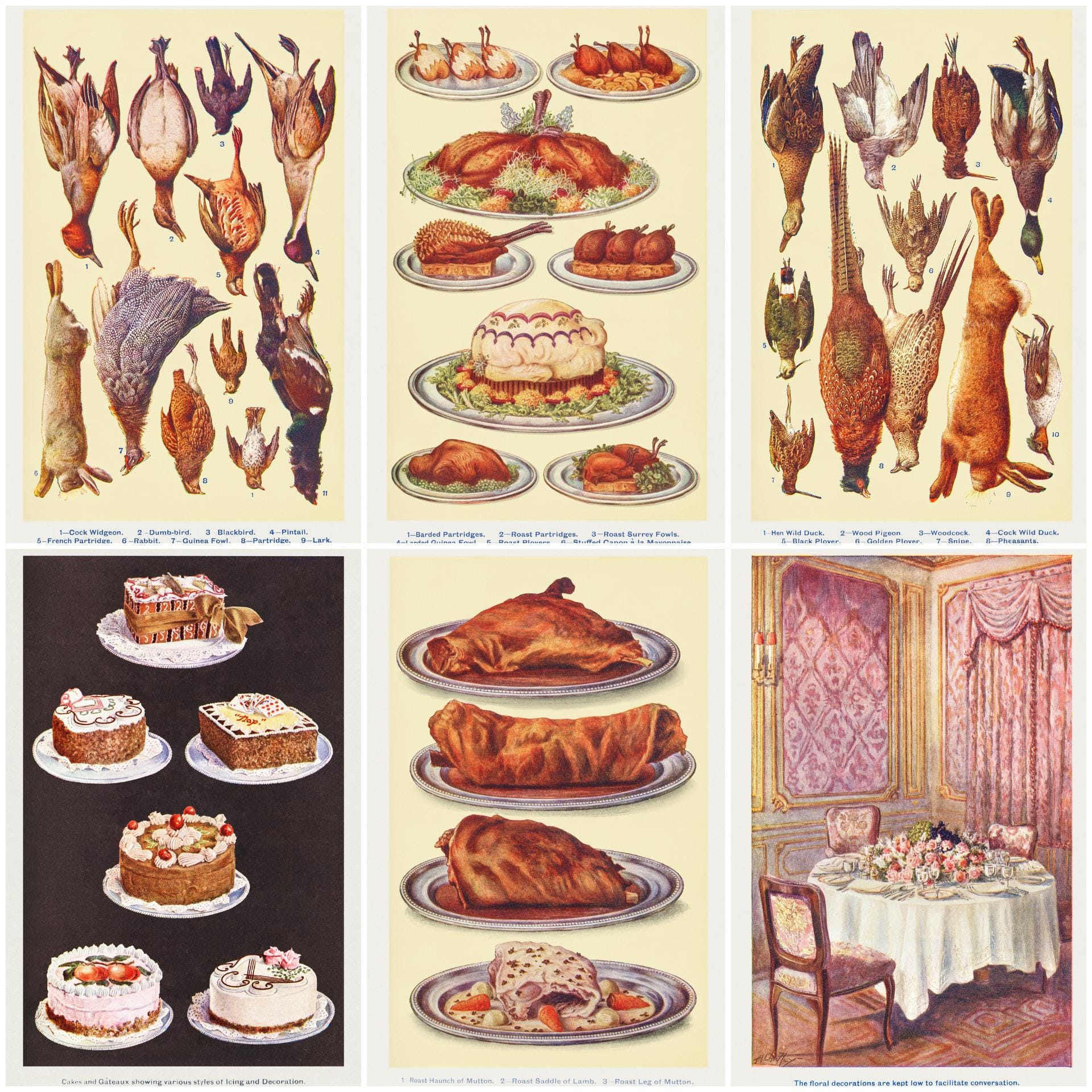 45+ Victorian Dish Illustrations – Vintage Culinary Prints From