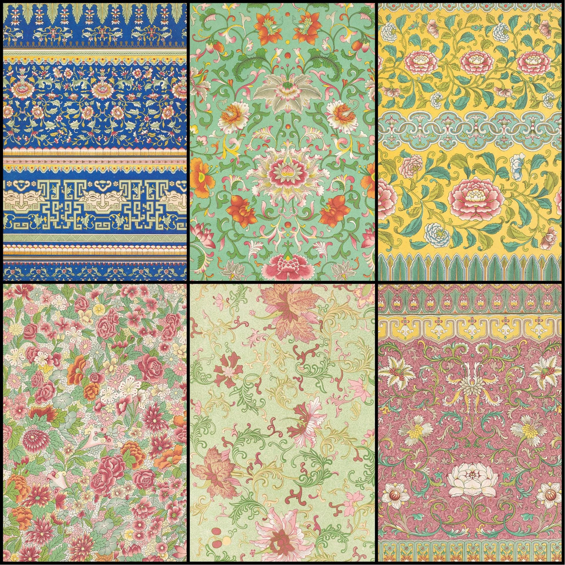 Pretty Historic Patterns 41 Chinese Ornament Prints From Owen Jones’ 1867 Archive—historic ...