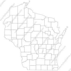 Wisconsin Teplate Printable Wisconsin Maps / State Outline and Labeled Geography Sheets ...