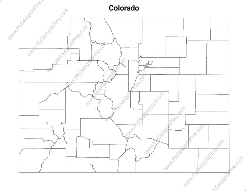 Printable Colorado Maps / State Outline and Labeled Geography Sheets ...