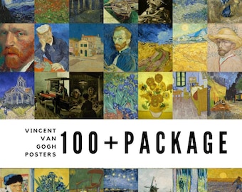 Van Gogh Poster Set: 100+ High-Resolution Art Prints (Digital Download